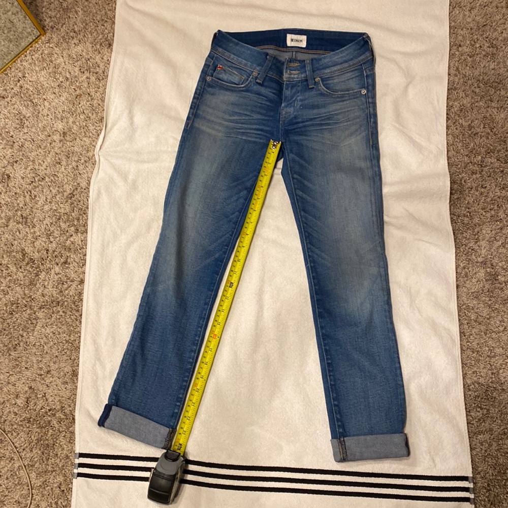 Hudson jeans Ginny ankle straight with cuff, size 23